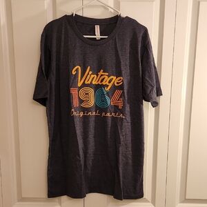 NWOT Vintage 1964 Graphic Tee - Black